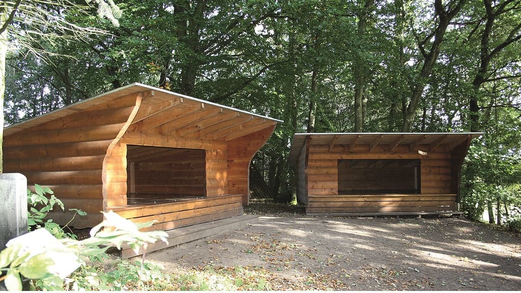 Shelter- og teltplads ved Lindenborg Å