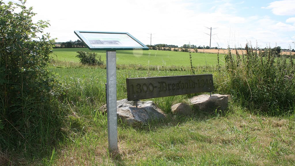 Dresvold - Reste einer Burg bei Skodborg