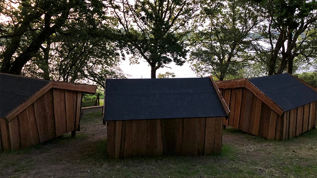 Shelter: Frejas Gård, near the Jels Open air scene