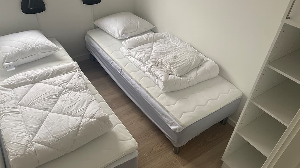 Sportsby Vejen, Ferielejligheder, senge