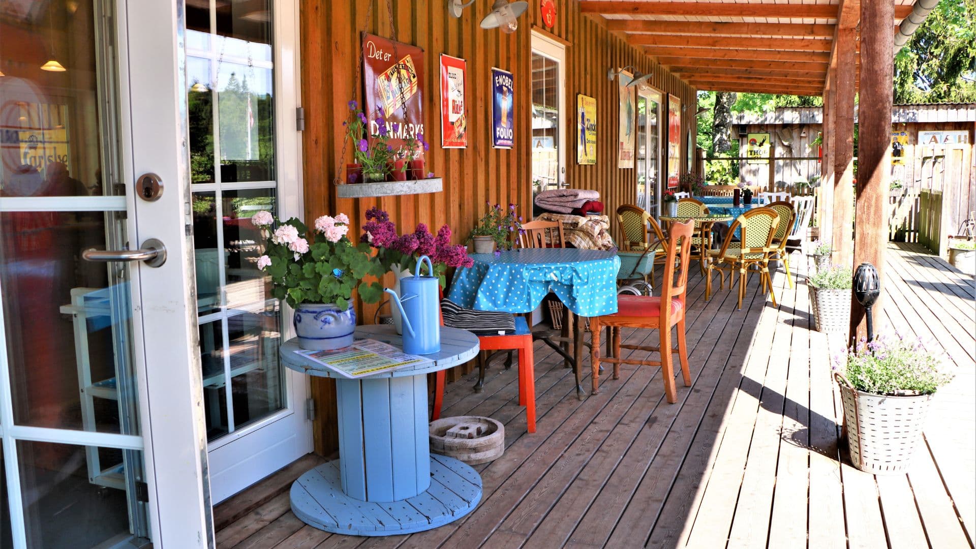 Das Kaffeehaus bei Bindeballe Købmandsgård