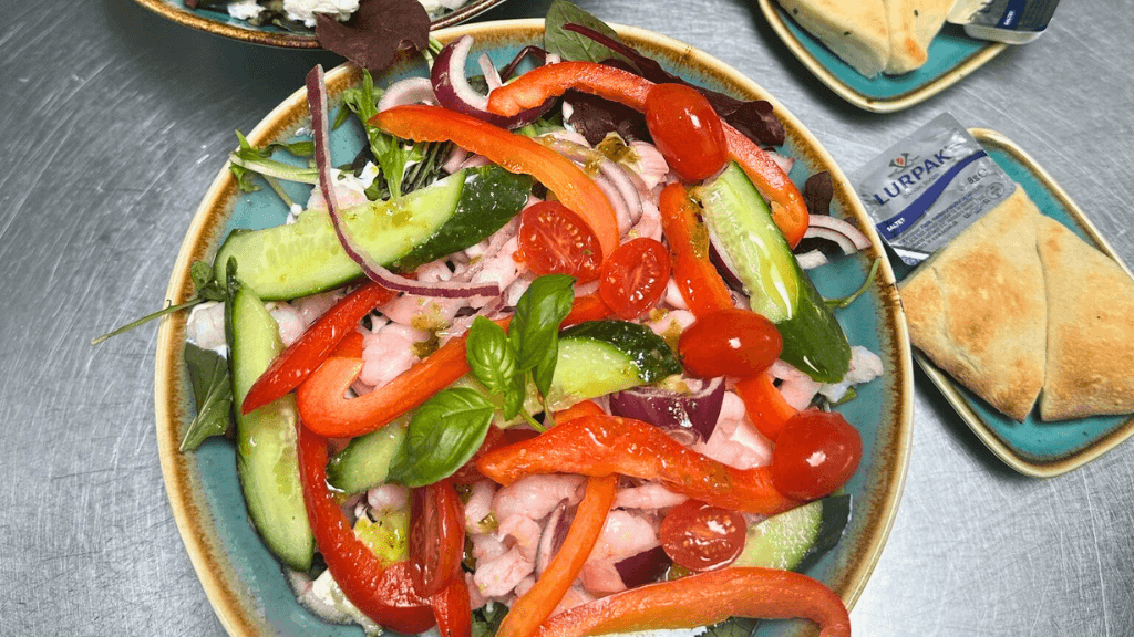 Salat bei Café Enzo