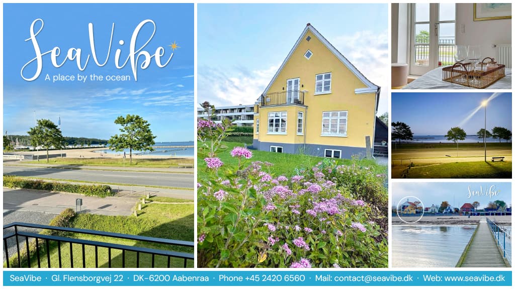 SeaVibe Villa mit Ferienwohnung und Zimmer in Aabenraa