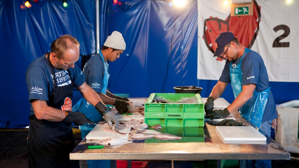 Hirtshals Fisch-Festival - viel frischem Fisch