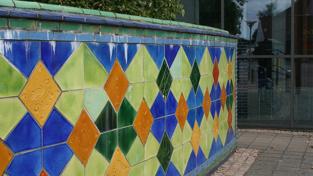 Kunstrunde i Rødding - Genforeningsmur