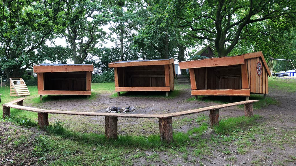 Shelter: Frejas Gård, near the Jels Open air scene