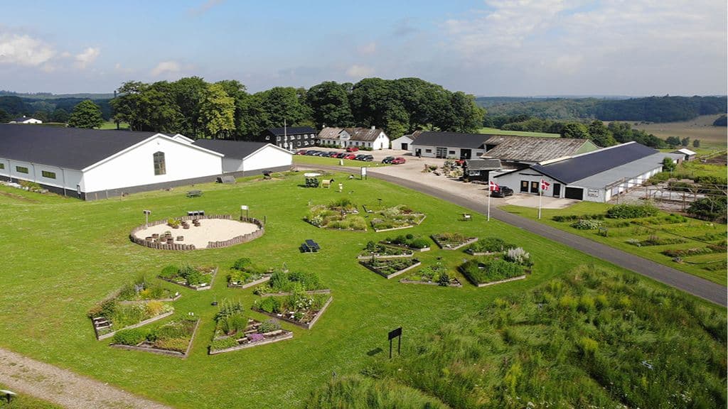 Luftaufnahme von Tinnetgaard