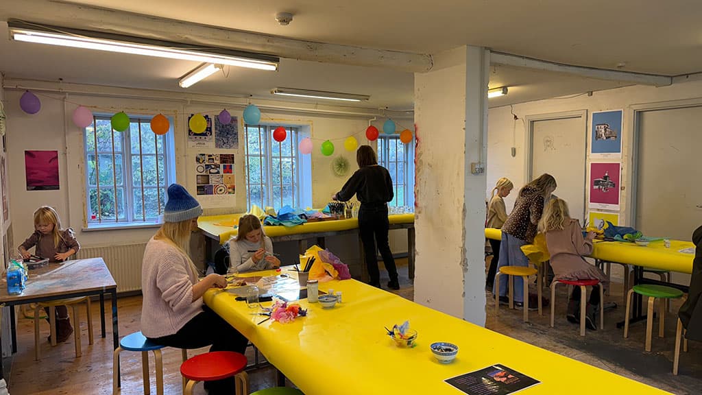 Die Kreativwerkstatt in der Viborg Kunsthal